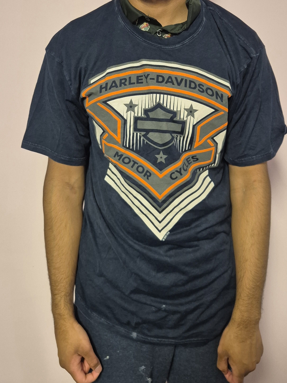 Harley-Davidson Men's Navy Graphic Logo T-Shirt